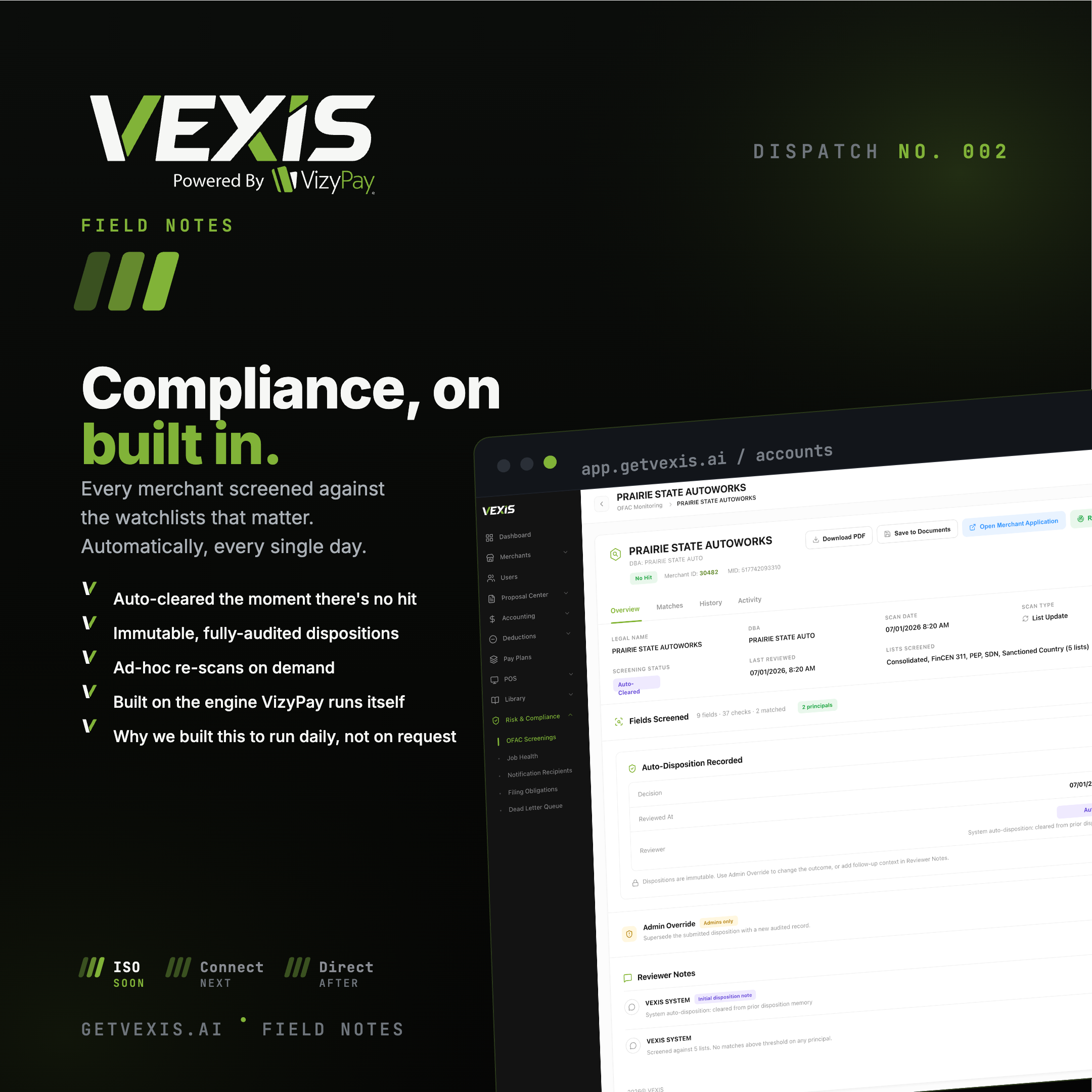 Compliance, Built In: How VizyPay Runs OFAC Screening on Every Account, Every Day